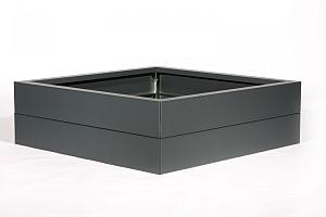 Bloembak Modulair Antraciet | 28 cm hoog