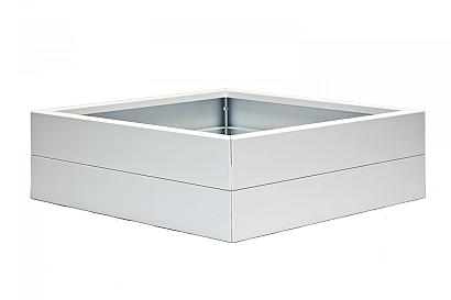 Bloembak Modulair - WIT 60x60x28 cm